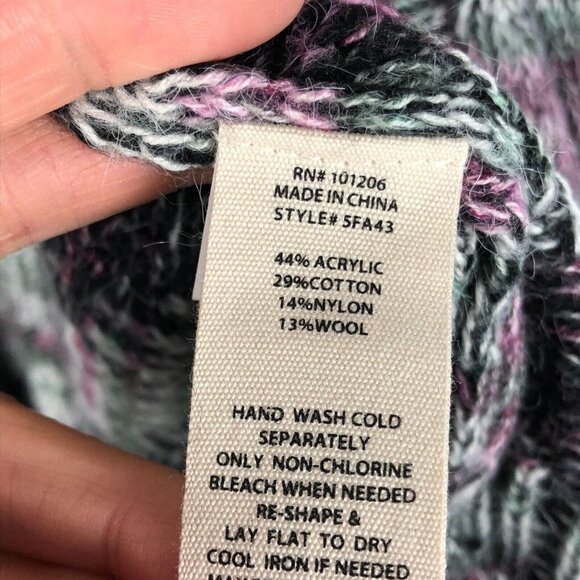 Soft Surroundings Open Front Cardigan Sweater One Size Gray Knit Long Sleeve - Picture 5 of 9